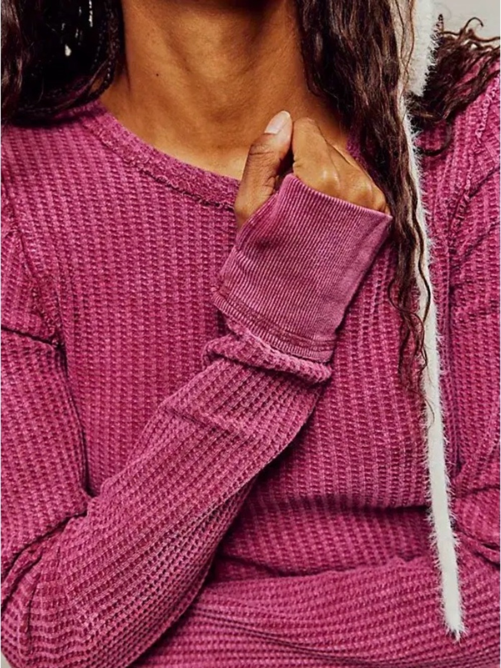 Free People We The Free Roll With it Thermal size S in Rhododendron NWOT